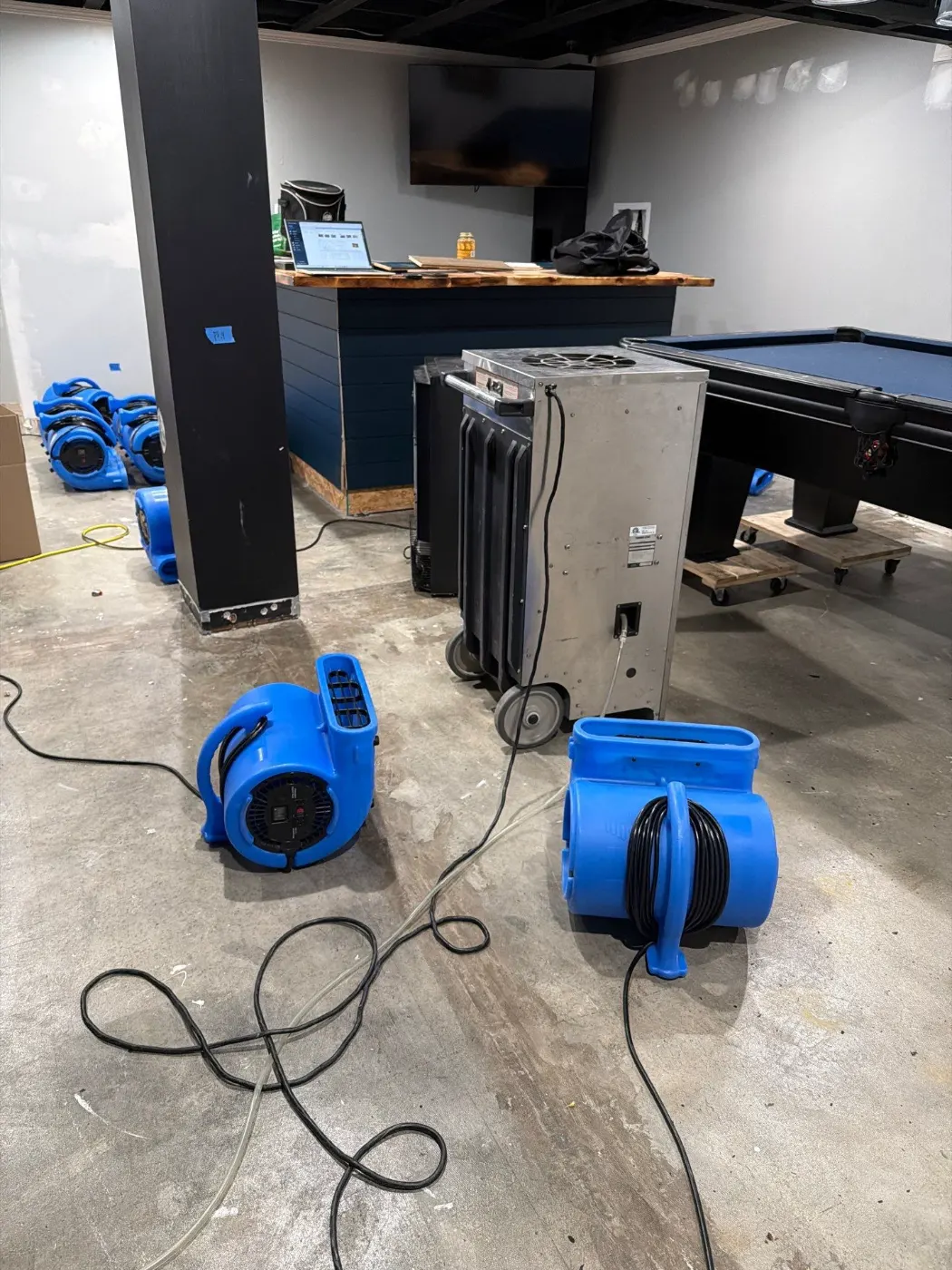 Documented moisture readings in Madison County, IN